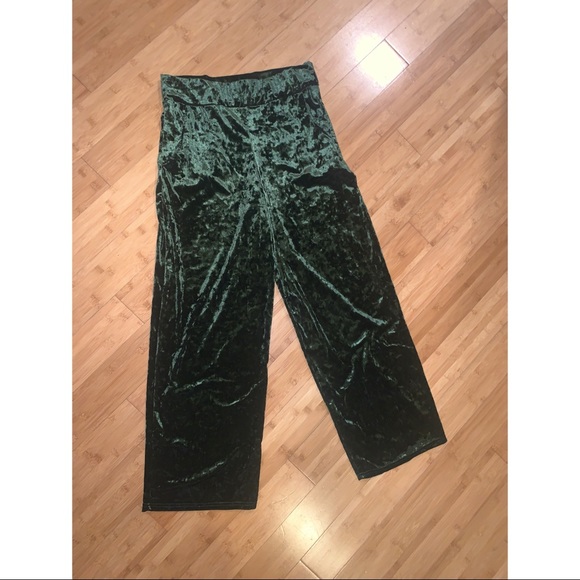 unknown Pants - Velvet boho hippie chic gypsy stretch pants retro
